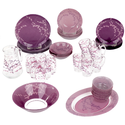 Vajilla luminarc rosa discount