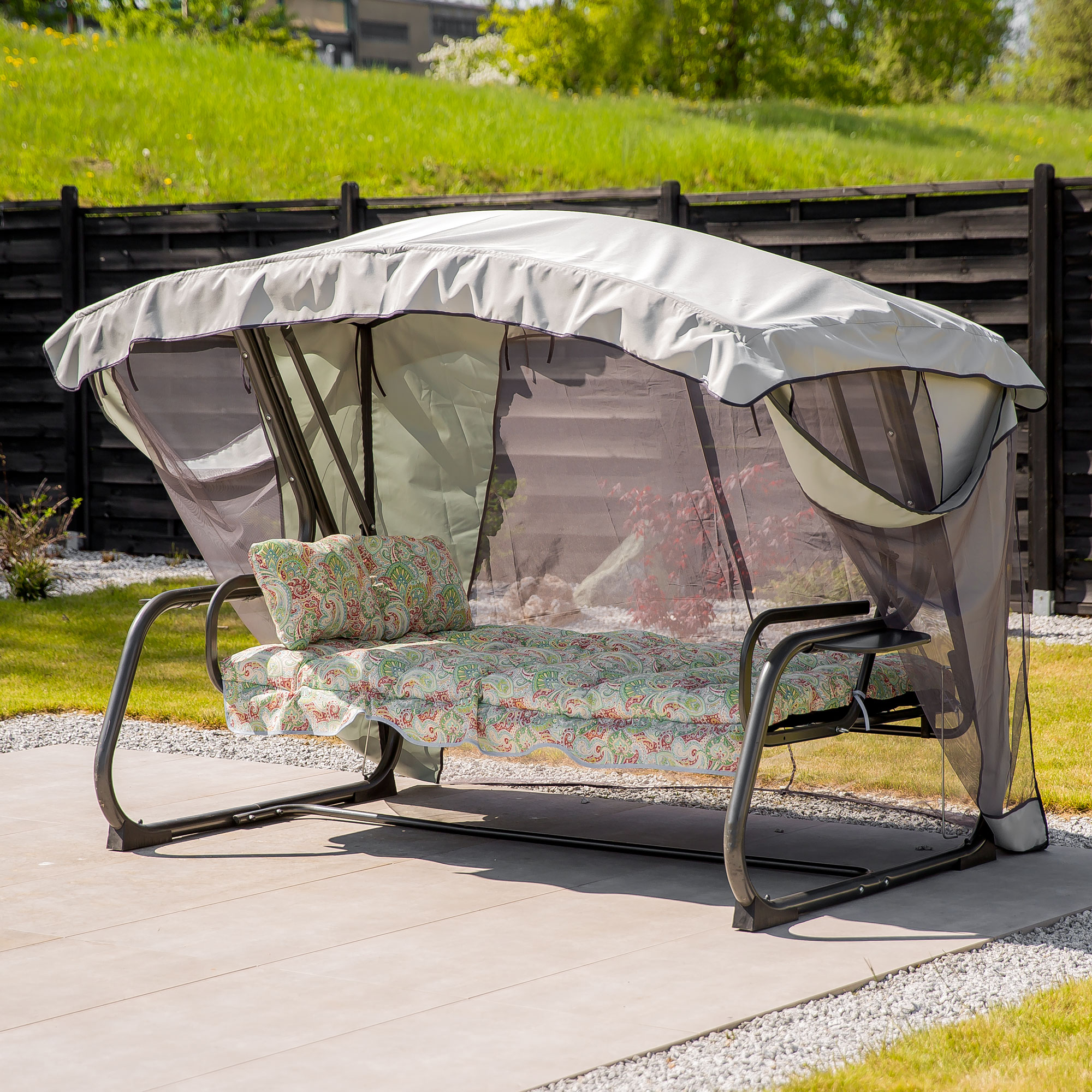 Balancin jardin online con mosquitera