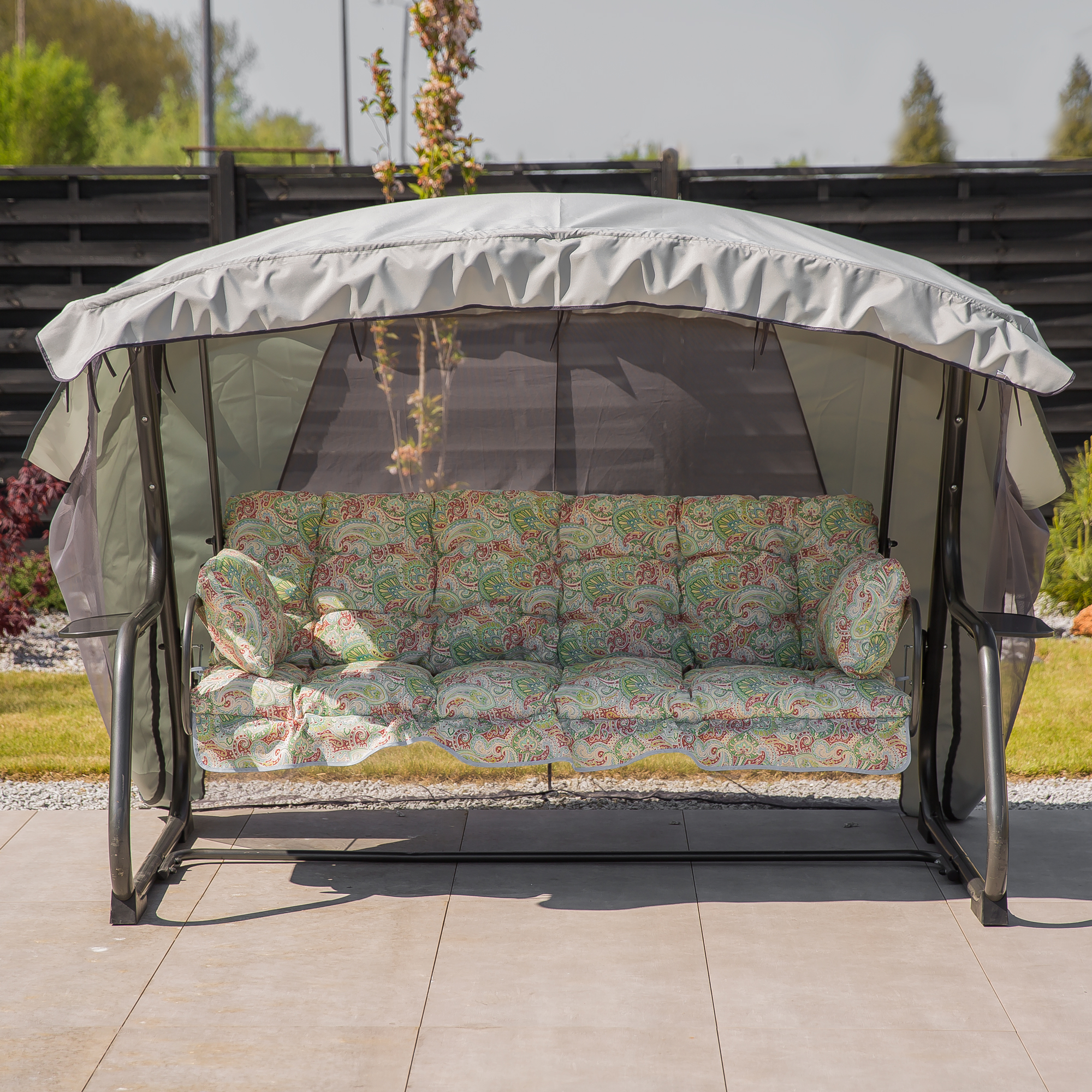 Balancin jardin sales con mosquitera